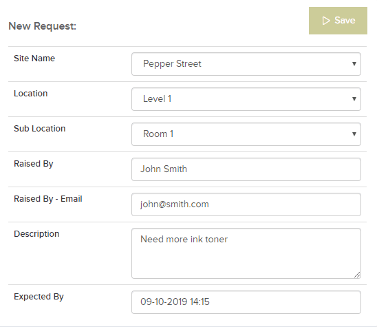 job requests without login