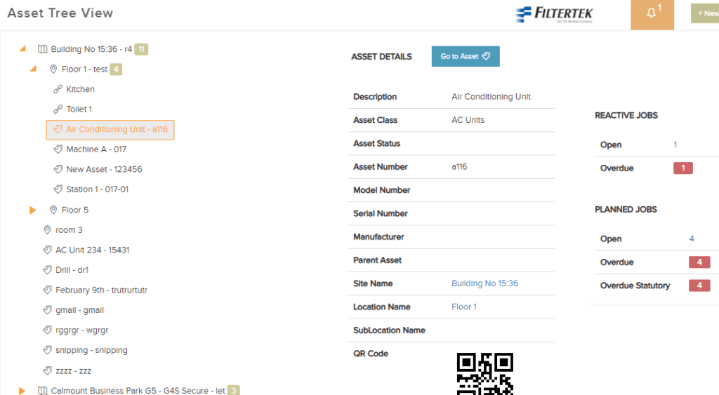 Asset Tree View