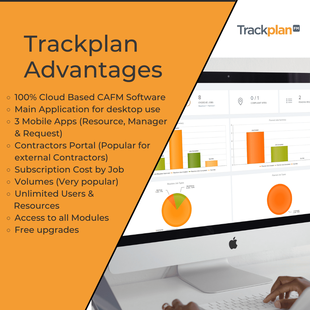 Trackplan CAFM Solution Advantages