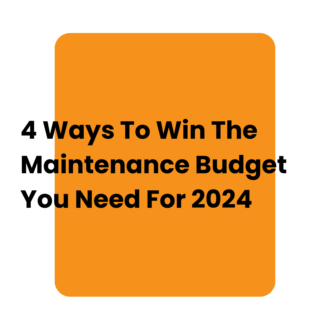 maintenance budget