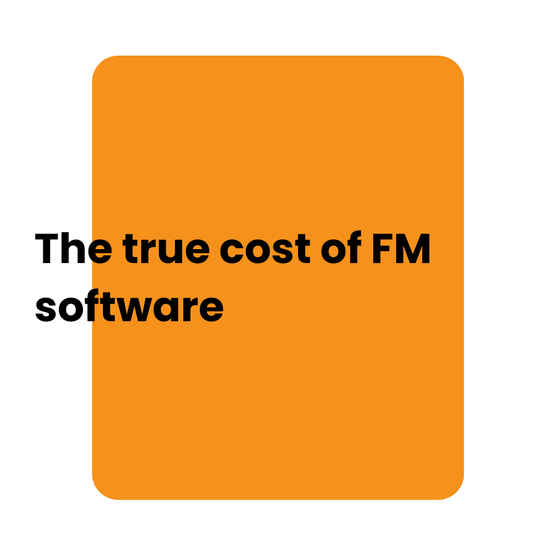 facility management software cost